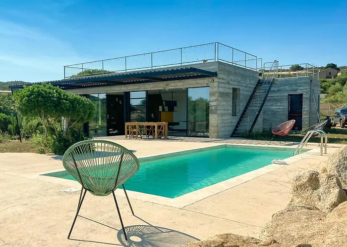 Esprit Moderniste Avec Piscine Villa Bonifacio (Corsica)